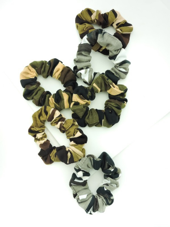 Camo scrunchie deals